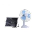15W Solar Powered Outdoor Fan 3 Gears Adjustment For Home Pedestal Fan for sale