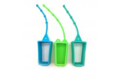 China Slim 30ml PET Hand Sanitizer Bottle With Silicone Holder supplier