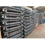 Standard Size Wire Mesh Cages , Warehouse Metal Wire Storage Cages Container for sale