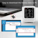 Industrial Indoor IAQ Wifi Air Quality Monitor Continuous Tracking ODM