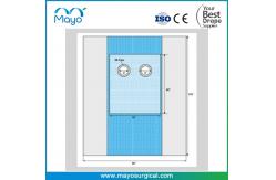 China Surgical Solution Sterile Single use Surgical Angiography Drape with 2 holes supplier
