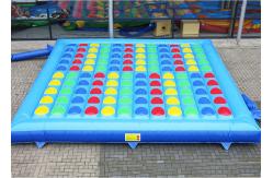 China Fasionable Inflatable Twister Games Amusement Park With 0.55mm Pvc Tarpaulin supplier