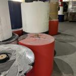 787x1092mm Packaging Raw Material , Solid Colour Pu Pvc Material for sale