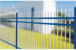 China Powder Coated Hot Dipped Galvanized Zinc Fences And Post for School Playground supplier