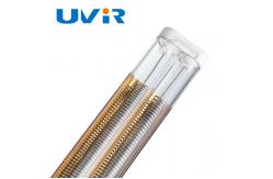 China 415V IRP Infrared Lamp For Printing , 2500W Twin Tube Infrared Emitters ROHS supplier