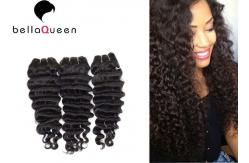 China Deep Wave Extension Raw Unprocessed Grade 7A Virgin Hair Weaving supplier