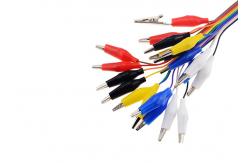 China DIY Connection Test Lead 20cm 10pin Jumper Wire Male With Alligator Clips supplier