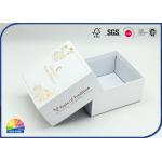 Cardboard Paper Present Box With Cutomize Hot Gold Stamping Lid