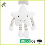 Star Shape Hanging Rattle Toys 38.5cm With Smile Emoji