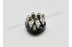 China Pressional Thermocouple Components RTD Terminal Block Black Colour supplier