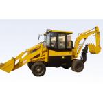 Total Operating Weight 7500kg Backhoe Loader Articulated Hydraulic Steering for sale