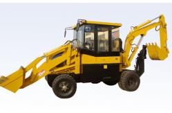 China Total Operating Weight 7500kg Backhoe Loader Articulated Hydraulic Steering supplier