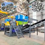 2000t/D-3000t/D Industrial Waste Shredder Metal Plastic Dual Shaft Shredder for sale