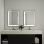 Unadorned Style Vanity Mirror With Lights Bedroom Light Up Wall Mirror for sale