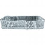 Crystal Clear Rectangular Countertop Sink Bathroom 460mm 330mm 105mm Hand Wash