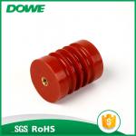 Red Electrical HV Insulators 10KV 12KV Bus Bar Post Insulators 70X90 for sale