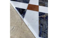 China Handmade Square Interior Waterjet Medallions Patterns Marble Stone Floor Tile supplier