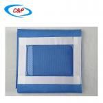Fenestrated Disposable Surgical Drape Towel With Hole Blue Green for sale