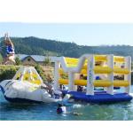Customised Inflatable Water Park / Aquaglide Jungle Jim Modular Playset