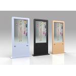 Free Standing Interactive Touch Screen Kiosk Multi Touch Foil / Film Transparent