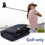 Custom Embroidery Logo Waffle Golf Towel Microfiber Material for sale