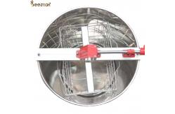 China 2 frame Manual Stainless Steel Bee Honey Extractor for beekeeping supplier