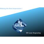 CRYSTAL 3D laser engraving/crystal photo frame/photo frame/laser engraving photo frame for sale
