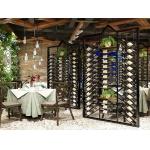 Gloss Black Stainless Steel Wine Cellar Racks Chrome for sale