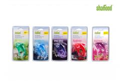 China Shamood  Dual Scents PVC Hanging  Air Freshener Mutiple  Aroma Scents 24g supplier