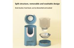 China Stainless Steel Intelligent Pet Feeder Timing Quantitative Dual Purpose Moisture Proof supplier
