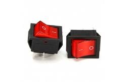 China original KCD4-201 16A/250V 4 Pin Rocker Switch red with Light supplier