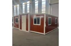 China Modern Expandable Prefab Home 18.5 sqm Steel Frame Customizable supplier