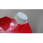 Printed Logo Stand Up Spout Pouch With Handle For 4.5L Cooking Oil / Huile De Canola for sale