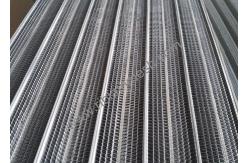China 600x2500mm Rib Lath Mesh , Galvanized Steel 1/8 Flat Rib Lath supplier