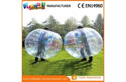 China 1.2 M Diameter PVC Transparent Inflatable Bubble Soccer Human Zorb Ball supplier