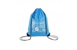 China Cheap Polyester Drawstring Bag With Logo Custom Drawstring Backpacks Manufacturer supplier