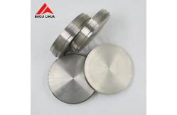 China Round Titanium Alloy Targets / Titanium Sputtering Targets For Coating supplier