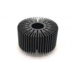 T4 Led Aluminum Heatsink Extrusion Profiles Bright Black Anodized for sale