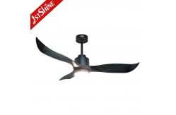 China Dc Circuit 60W Remote Control Ceiling Fan Home 3 Abs Plastic Fan Blades supplier