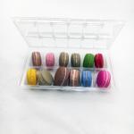 12 pack plastic macaron tray clamshell packaging plastic package for sale