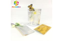 China Foil Laminated Mylar Snack Bag Packaging Custom Printed Clear Front Doypack Pouch supplier