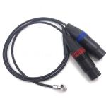 Arri Alexa Mini Audio Cable Lemo Right Angle 00B 5pin To Female 2* XLR 3 Pin Cable for sale