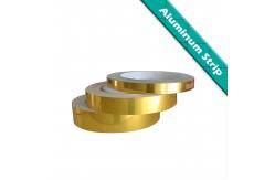 China PVDF Gold Color Coated Painted Aluminum Strip supplier