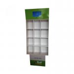 Plastic Hooks 4C CMYK 350g CCNB Cardboard Counter Display for sale