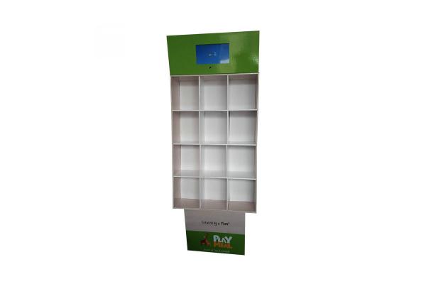 Plastic Hooks 4C CMYK 350g CCNB Cardboard Counter Display