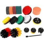 30Pcs Car Detailing Drill Attachment Scouring Pads Power Scrubber Set 3.5in