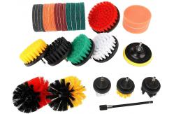 China 30Pcs Car Detailing Drill Attachment Scouring Pads Power Scrubber Set 3.5in supplier