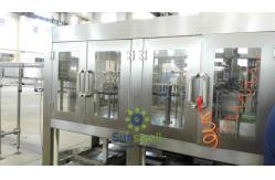 China Plastic Bottles piston Filling Machine / Production Line for coffee supplier