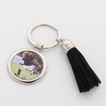 Sublimation Round Photo Keychain personalized promotional gift