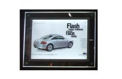 China Silver Border 30mm RGB Sparkle Acrylic LED Lightbox Display supplier